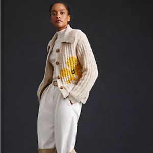 Anthropologie Pilcro Flower Cardigan - new no tags